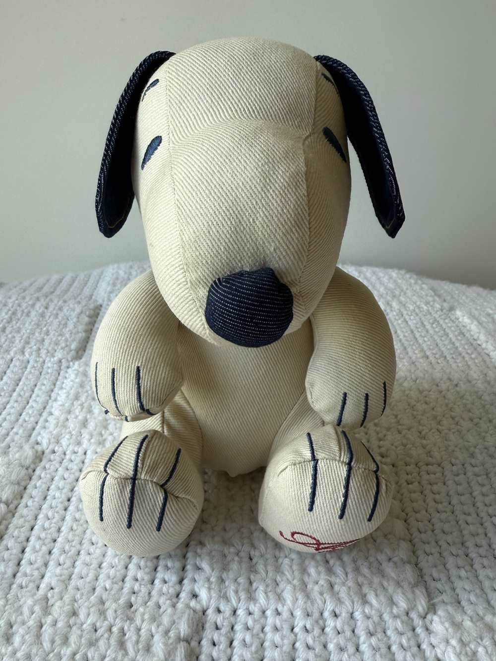 American Eagle Limited Edition Denim Snoopy Peanuts 8” Plush
